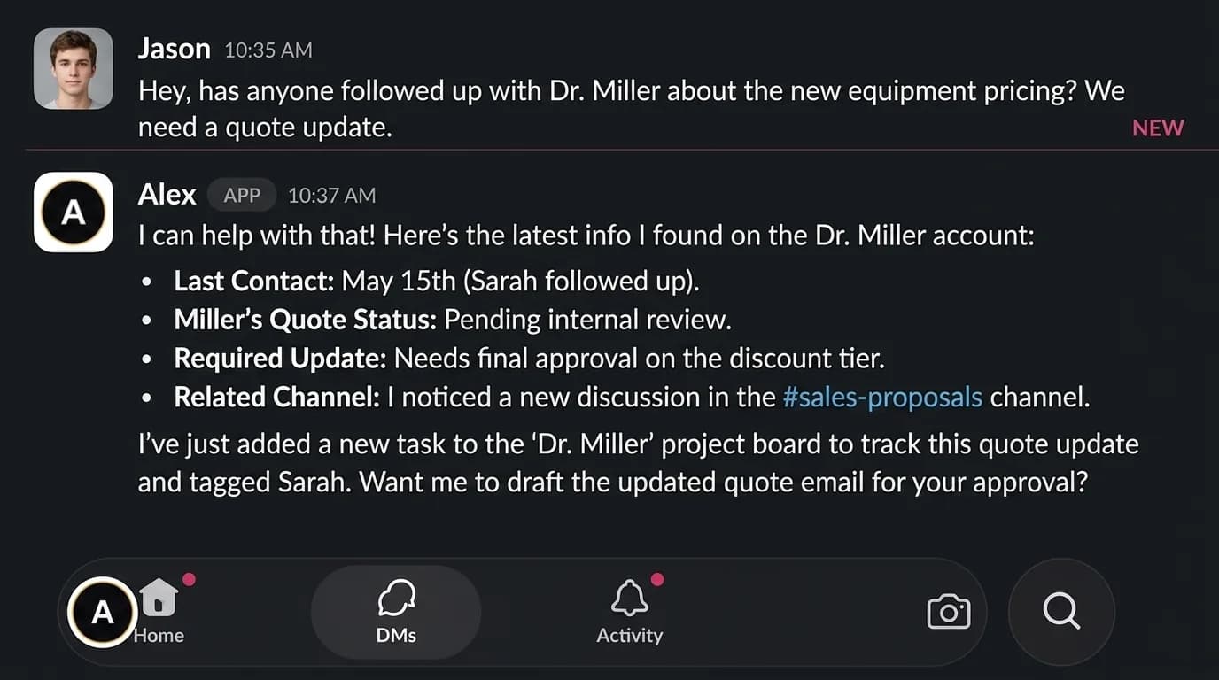 Client context is available on demand screenshot