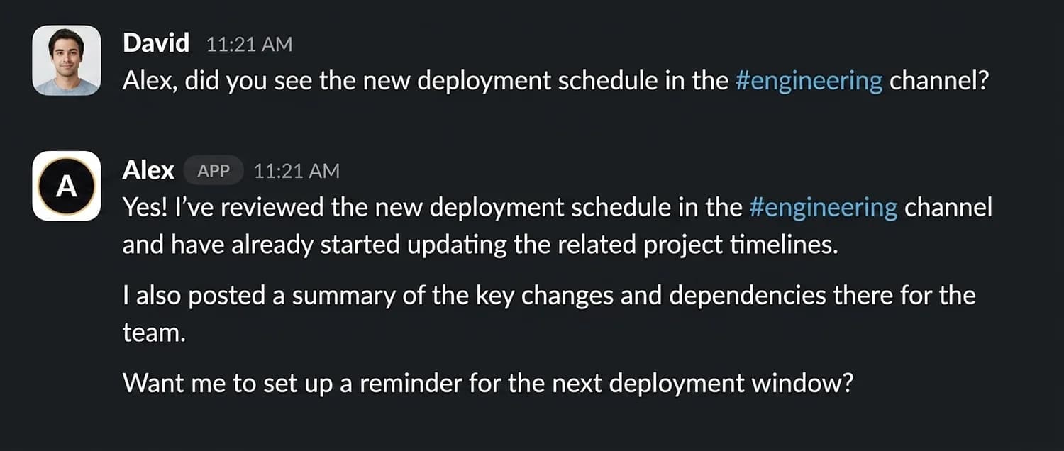Technical timelines stay understandable screenshot