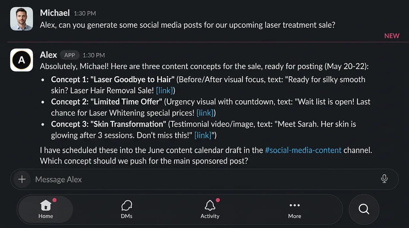 Strategy turns into ready-to-run work screenshot